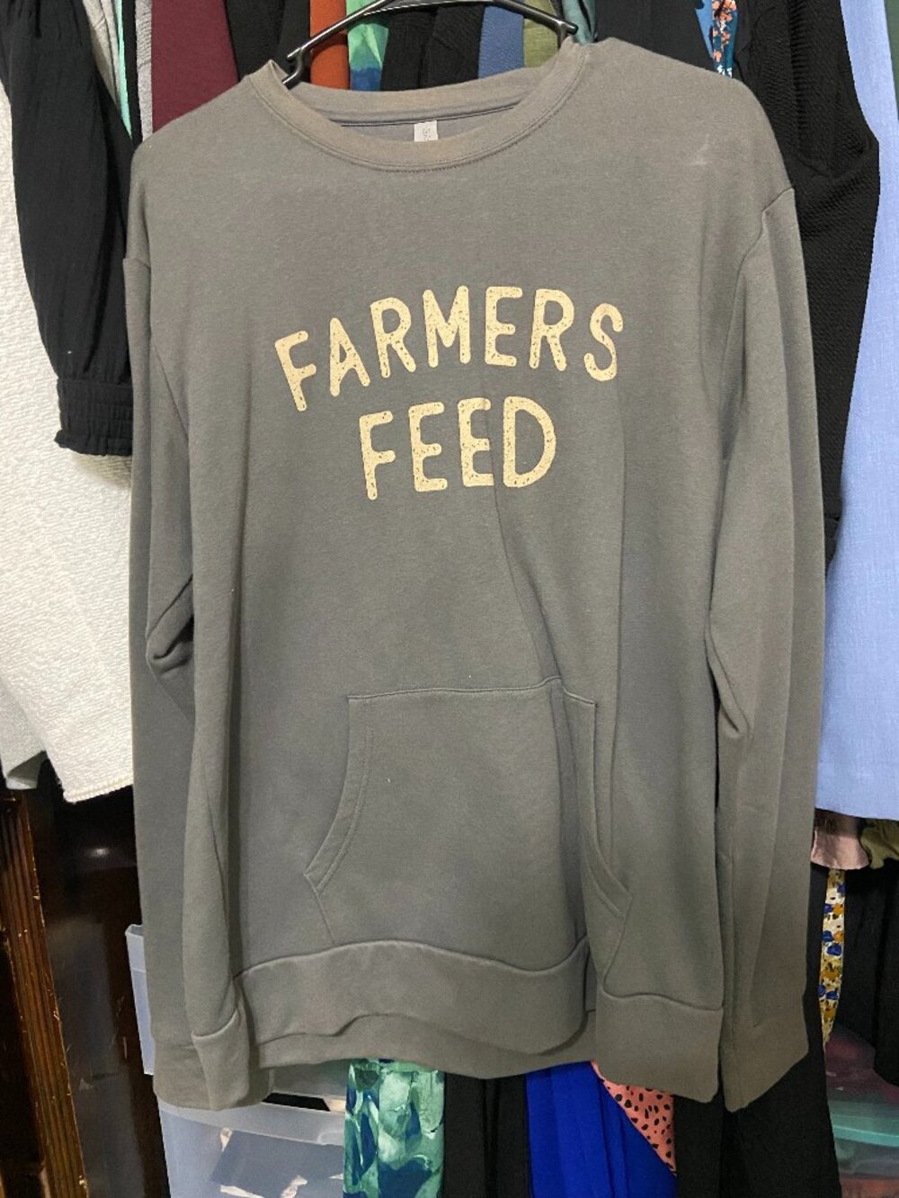 Cozy Gray Crewneck Sweatshirt